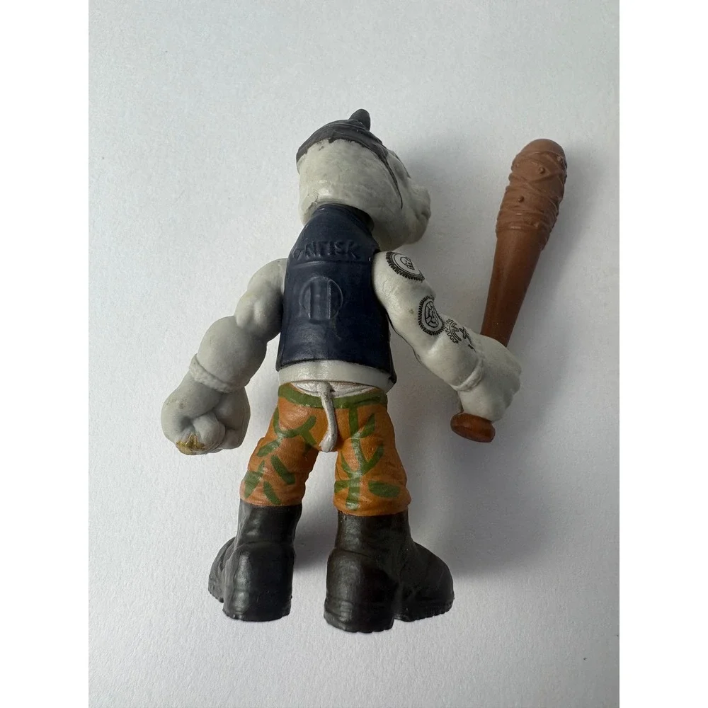 2016‎ Playmates Teenage Mutant Ninja Turtles Rocksteady Figure Cake Topper 2.5